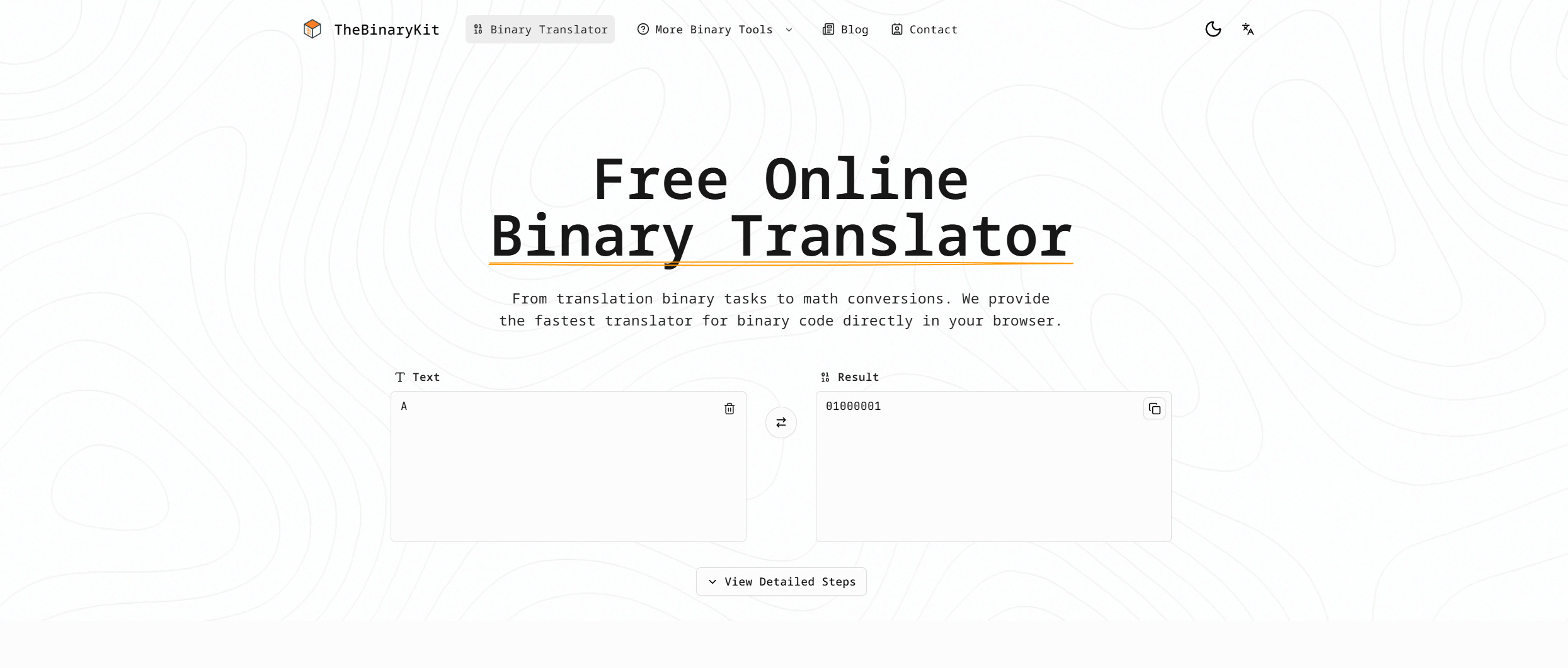 Text to Binary Converter